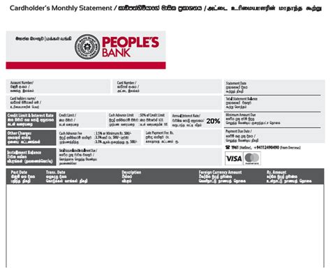 Credit Cards People S Bank