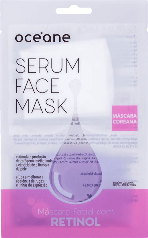 Máscara Océane Serum Face Mask Retinol Beleza na Web