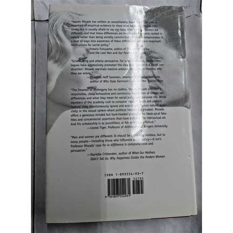 Taking Sex Differences Seriously By Steven E Rhoads