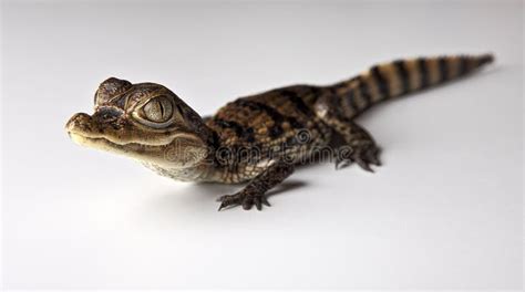 Small Alligator Crocodile in Studio Quality Stock Photo - Image of crocodile, reptile: 104500838