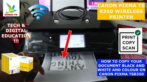 How To Copy Your Document Black And White And Colour On Canon Pixma