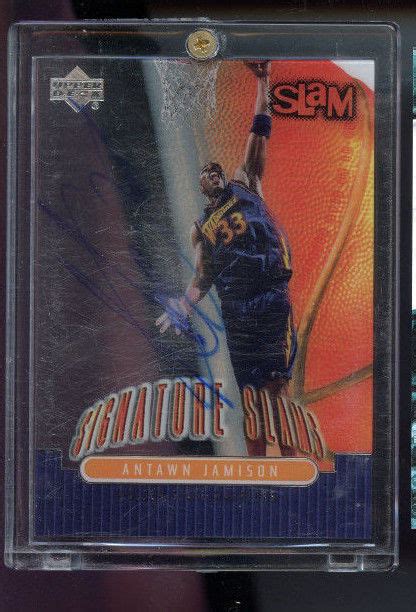 Upper Deck Signature Slams Antawn Jamison Rc Signed Autograph