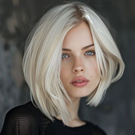 Elegante Und Pflegeleichte Mittellange Bob Frisuren