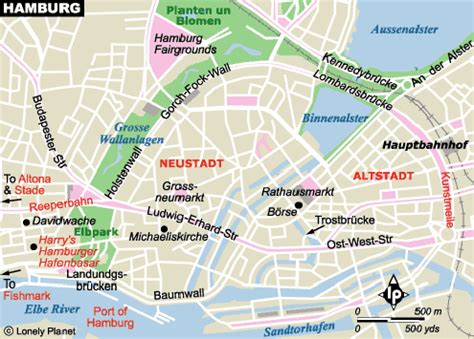 Mapas De Hamburgo Gu A De Viaje De Alemania