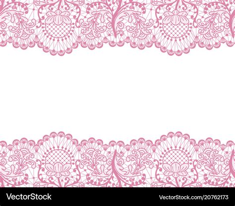 Seamless Pink Lace Royalty Free Vector Image VectorStock