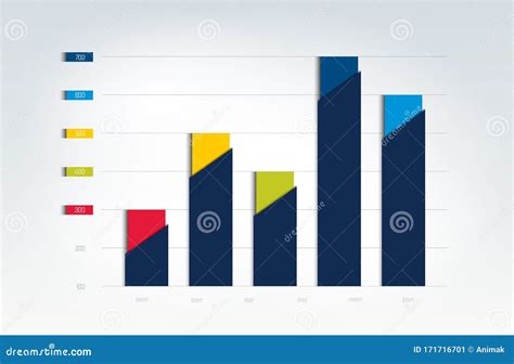 Esquema De Gráfico De Gráfico Simplesmente Editável Por Cores