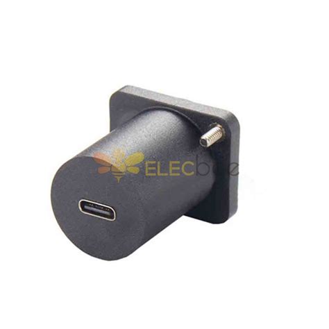 Usb Type C Xlr Format Feedthrough Data Connector High Speed Data