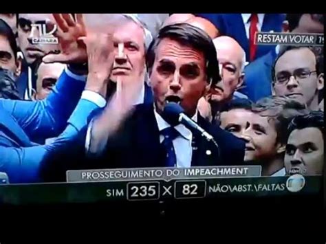 Discurso do Grande Herói Jair Bolsonaro- IMPEACHMENT DA DILMA - YouTube