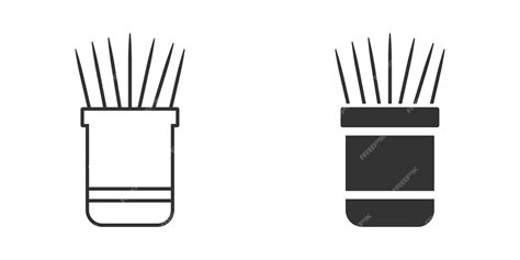 Premium Vector | Toothpicks icon simple design vector illustration