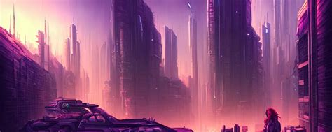 A Cyberpunk Cityscape By Cyril Rolando Landscape Stable Diffusion