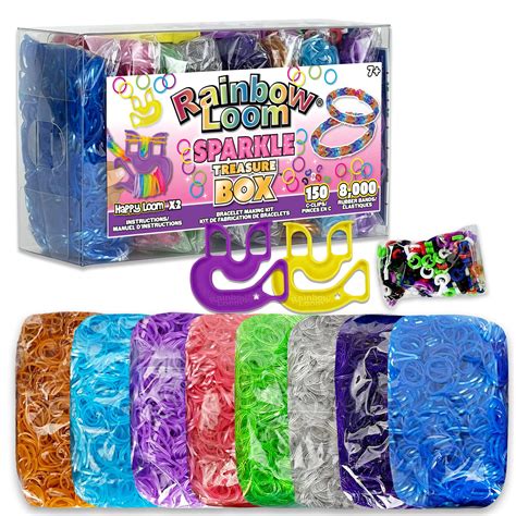 Rainbow Loom® Treasure Box Sparkle Edition 8000 Rubber Bands In 8