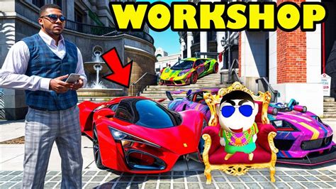 Franklin Bought Most Expensive Rare Bugatti In His Workshop Gta 5