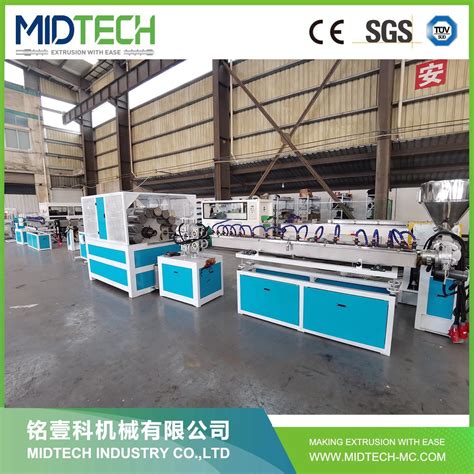 PVC Braided Fiber Reinforced Hose Extrusion Line PVC Soft Pipe Plant