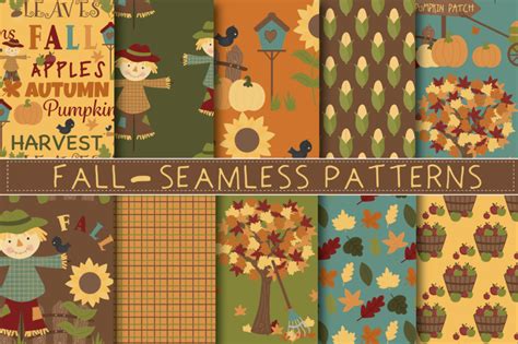 Fall Paper By Poppymoon Design TheHungryJPEG