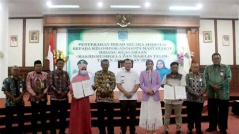 Pemkab Paser Gelontorkan Dana Hibah Rp 7 5 M Untuk 21 Masjid Musala