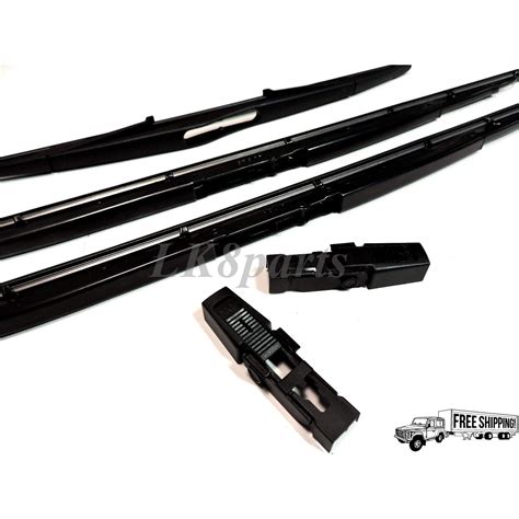 Front And Rear Wiper Blade Set Of 3 And Clips Lucky8 Off Road