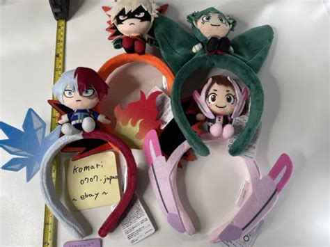 My Hero Academia Midoriya Todoroki Bakugo Uraraka Tsuyu Plush Band Usj