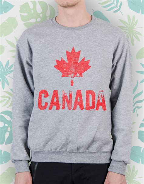 Canada Sweatshirt For Men Women Girl Sweater Cute Vintage Etsy