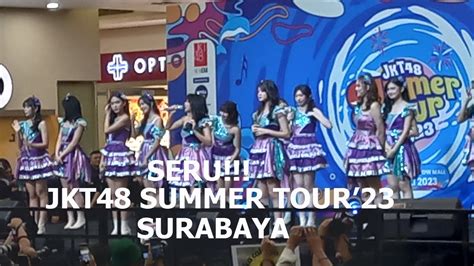 Seru Lihat JKT48 Summer Tour Surabaya 2023 Cito City Of Tomorrow