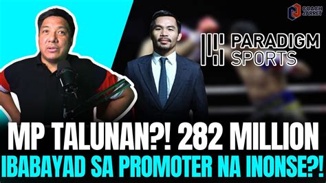 Breaking Manny Pacquiao Bayad Danyos Na Million Dollars Dahil Sa