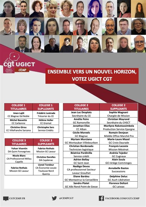 ELECTIONS CSE 2019 UGICT CGT CEMP