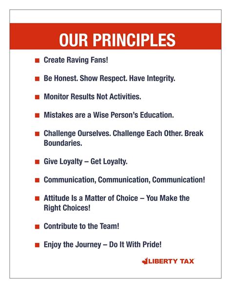 Our Principles Poster