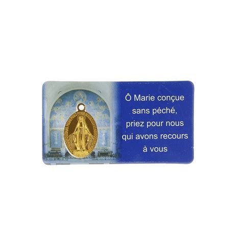 Carte M Daille Plastifi E De La V Ritable M Daille Miraculeuse De La