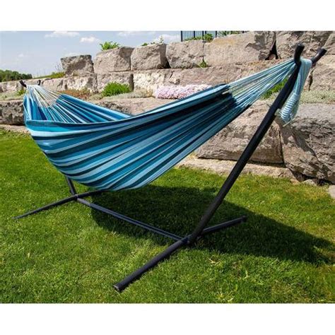 Free Standing Hammock: Large Mixed Blues - Heavenly Hammocks