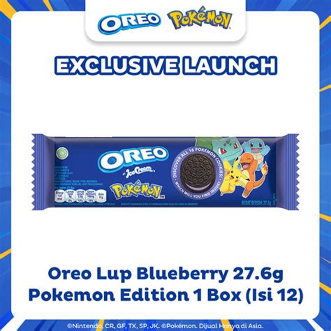 Promo Oreo Biskuit Lup Ice Cream Blueberry 12x27 6 G 1 Box Oreo Kraft And Cadbury Official