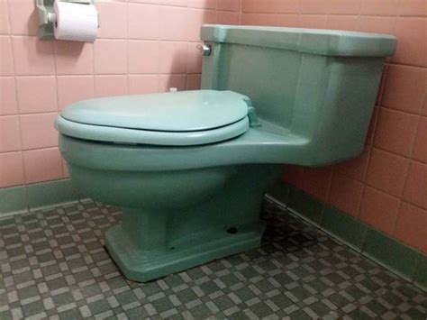 Vintage Mid Century Ming Green Toilet American Standard Toilets For