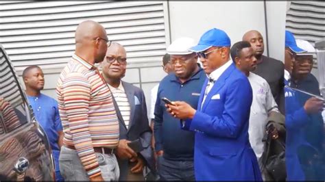 Watch The Arrival Of G Governors Wike Ortom Makinde And Ikpeazu In