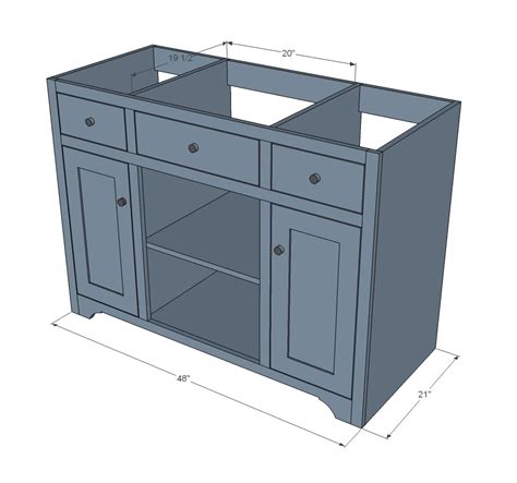 Simple Gray Bathroom Vanity Ana White