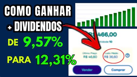 COMO AUMENTAR OS DIVIDENDOS GANHOS DOS ATIVOS Dividendos Fiis