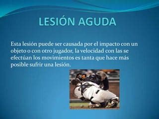 LESIONES EN EL BÉISBOL PPT