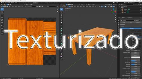 🖌como Poner Texturas En Blender 28 Mapa Uv Gimp Básico 2020