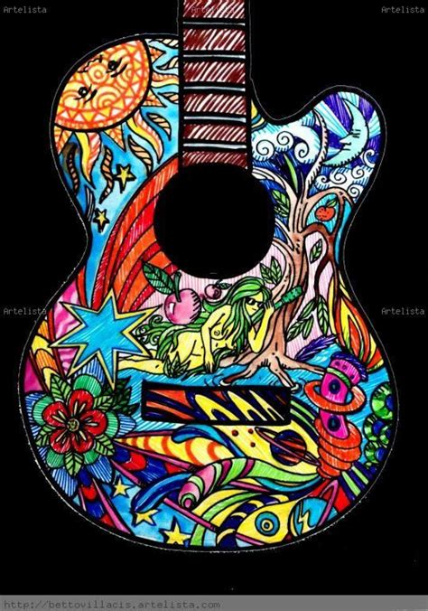 Guitarra Guitar Artwork Guitar Art Guitar Design