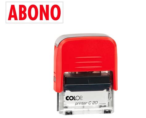 SELLO AUTOMATICO FORMULA COLOP PRINTER C20 38X14 MM ABONO