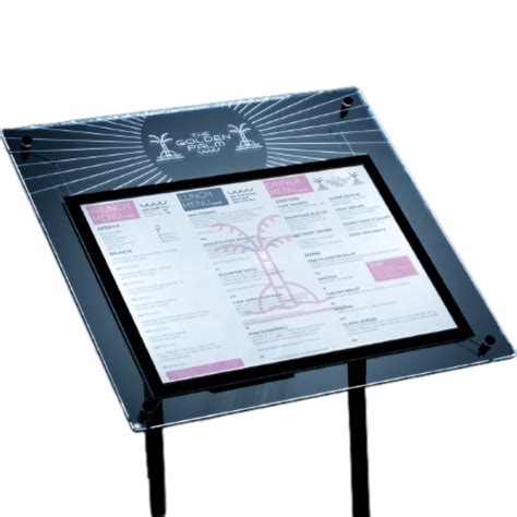 Outdoor Menu Display Stand Ds Market