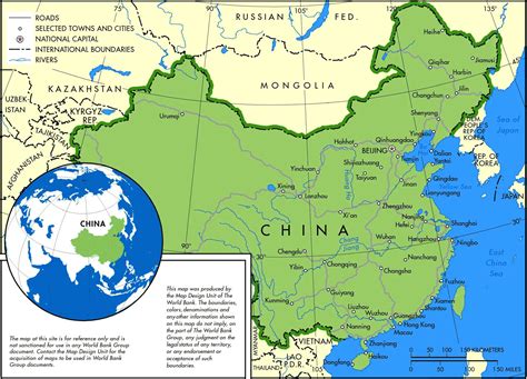 China Major Cities • Mapsof.net