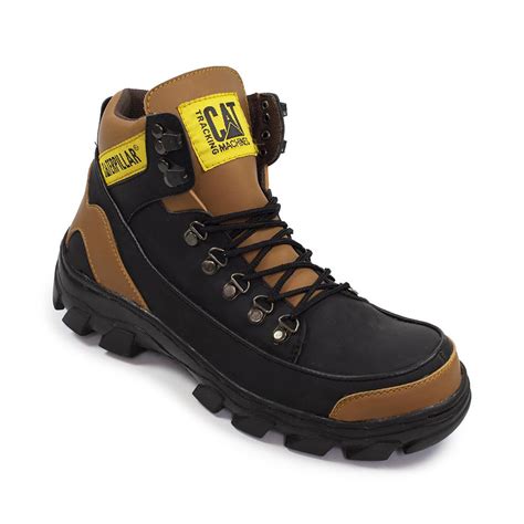 Murah Jual Sepatu Boots Pria Caterpillar Argon Safety Steel Toe Black