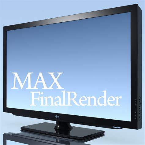 3d model of tv lg 42lk430