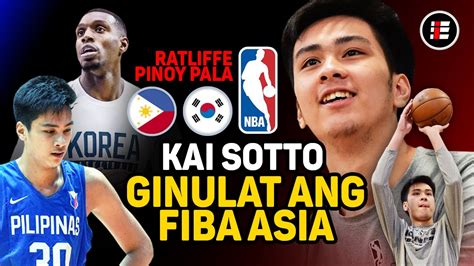 KAI SOTTO GINULAT ANG FIBA ASIA 1st GAME Vs KOREA MATCH MADE IN HEAVEN