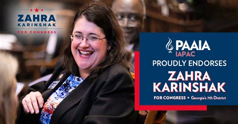 Paaia Proud To Endorse Zahra Karinshak For Congress Paaia