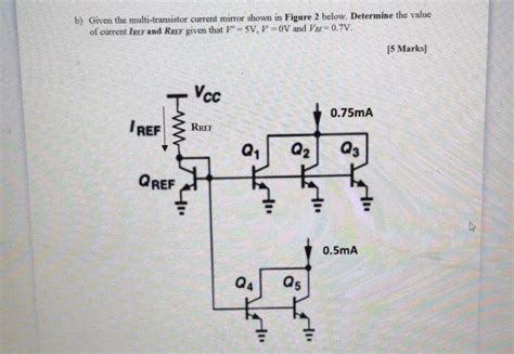 Solved A Refer To Figure 1 All Transistor Are Matched The