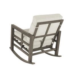 Backyard Creations Berkley Bay Brown Deep Seating Rocking Patio Chair