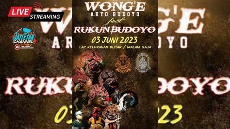 Live Pasar Jaranan Malam Ini Wonge Aryo Budoyo Feat Rukun Budoyo