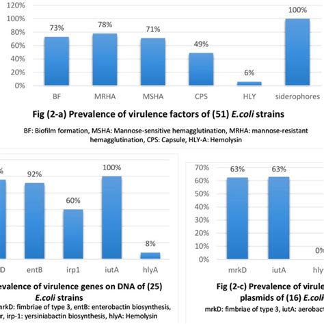 Prevalence Of Virulence Factors And Genes Of E Coli Strains