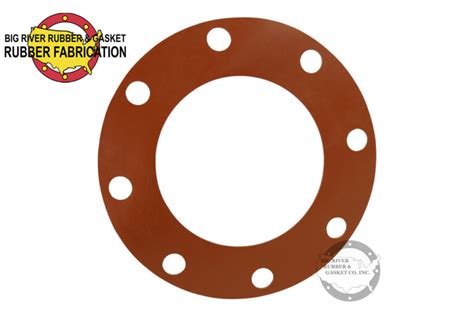 Red Rubber Gasket Big River Rubber Gasket