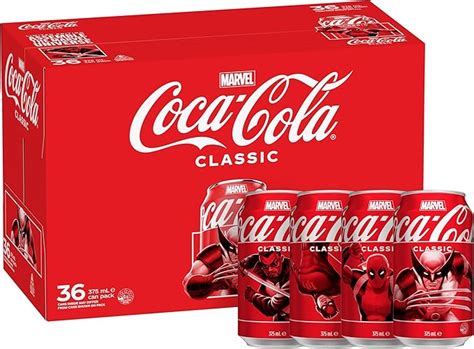 Coca Cola Classic Soft Drink Multipack Cans 36 X 375ml Au