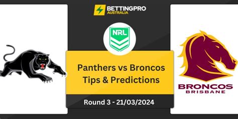 Panthers Vs Broncos Tips NRL 2024 Preview Predictions Odds